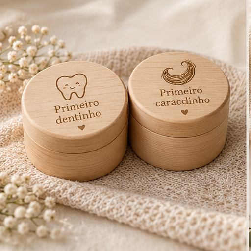 Caixinhas do primeiro dentinho e caracol